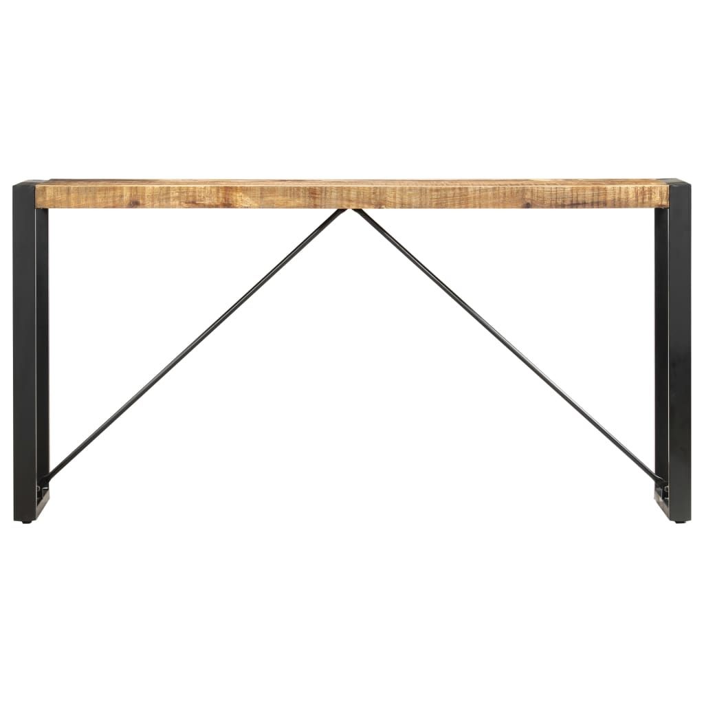 Tavolo Consolle 150x35x76 cm in Legno Massello di Mango vidaXL