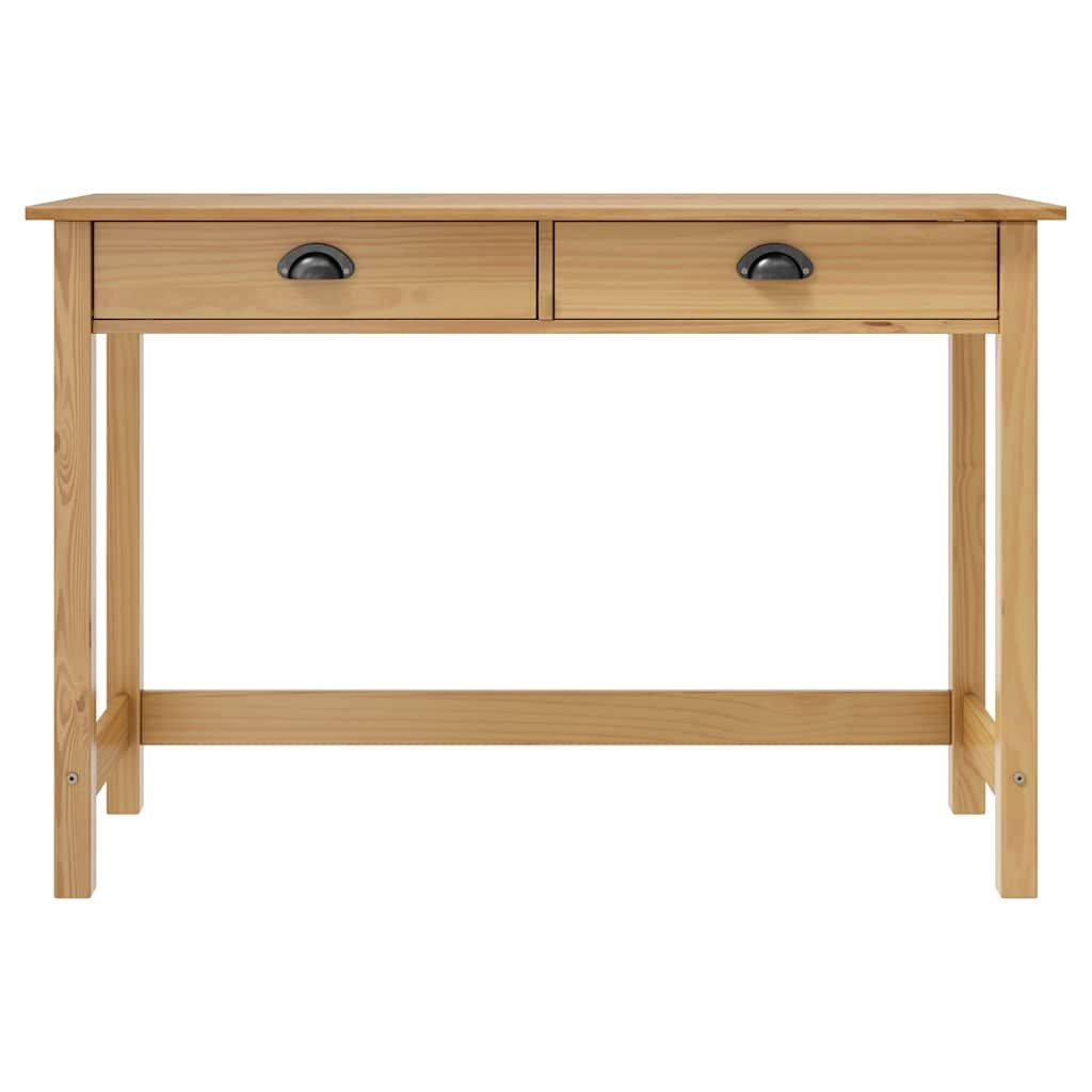 Consolle Hill con 2 Cassetti 110x45x74 cm in Massello di Pino vidaXL