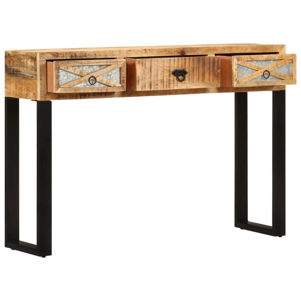 Consolle 110x30x76 cm in Legno Massello di Mango vidaXL