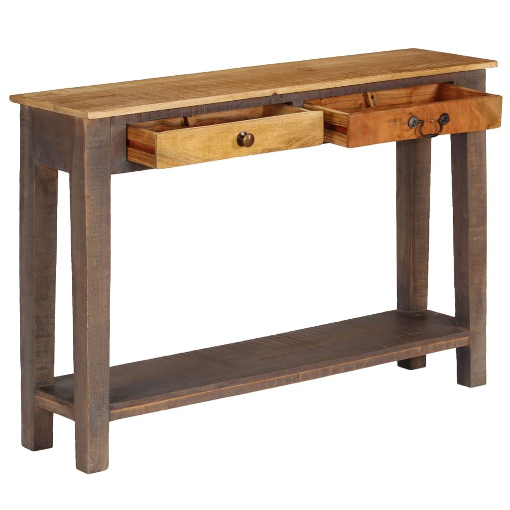 Tavolino da Salotto in Legno Massello Vintage 118x30x80 cm vidaXL