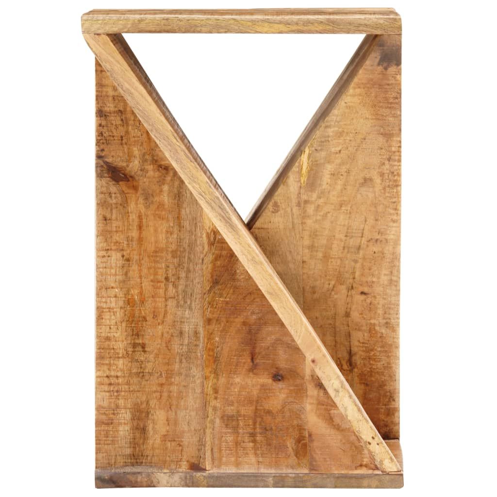 Tavolino di Servizio 35x35x55 cm in Legno Massello di Mango vidaXL