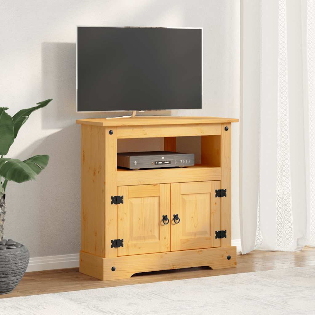 Tavolo Console in Pino Messicano Corona Range 80x43x78 cm vidaXL