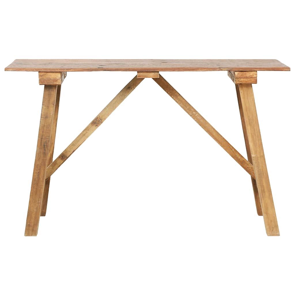 Tavolo Consolle 130x40x80 cm in Legno di Recupero Misto vidaXL