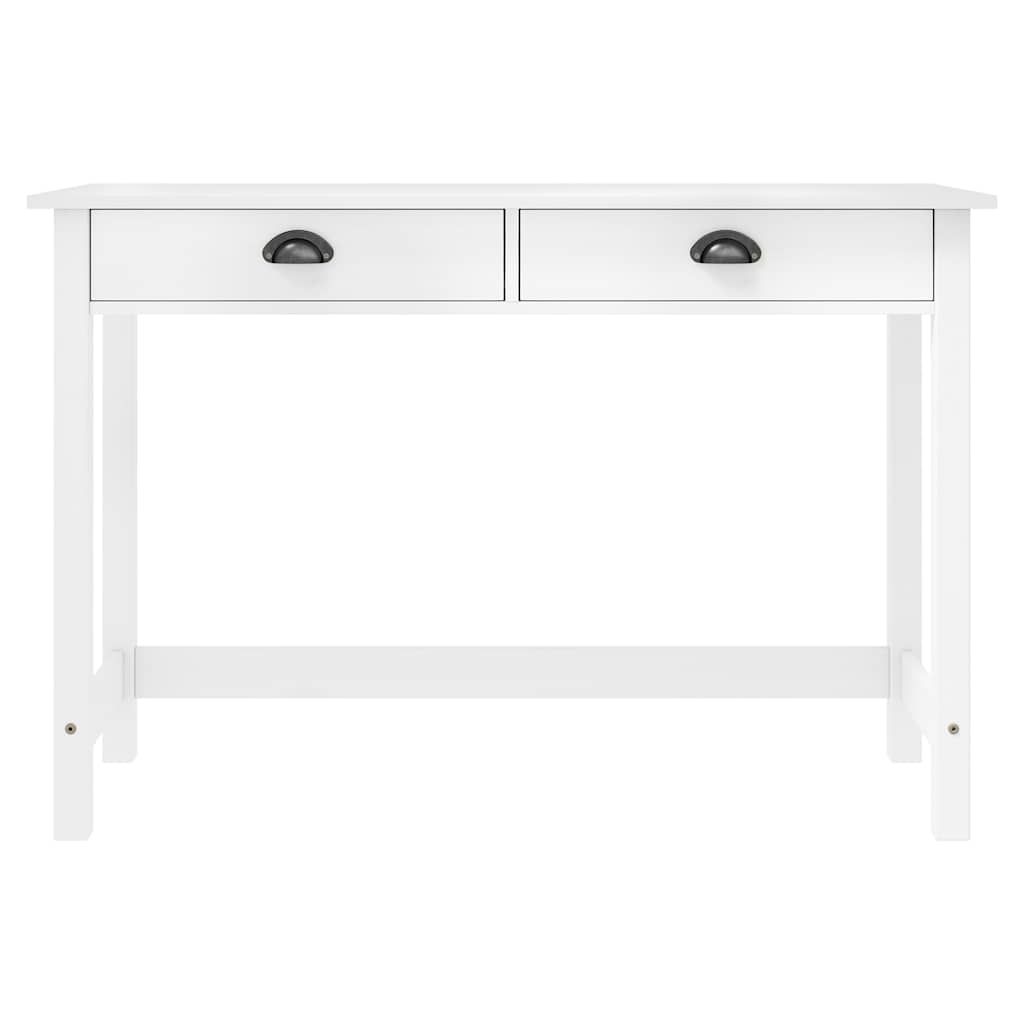 Consolle Hill con 2 Cassetti 110x45x74 cm in Massello di Pino vidaXL