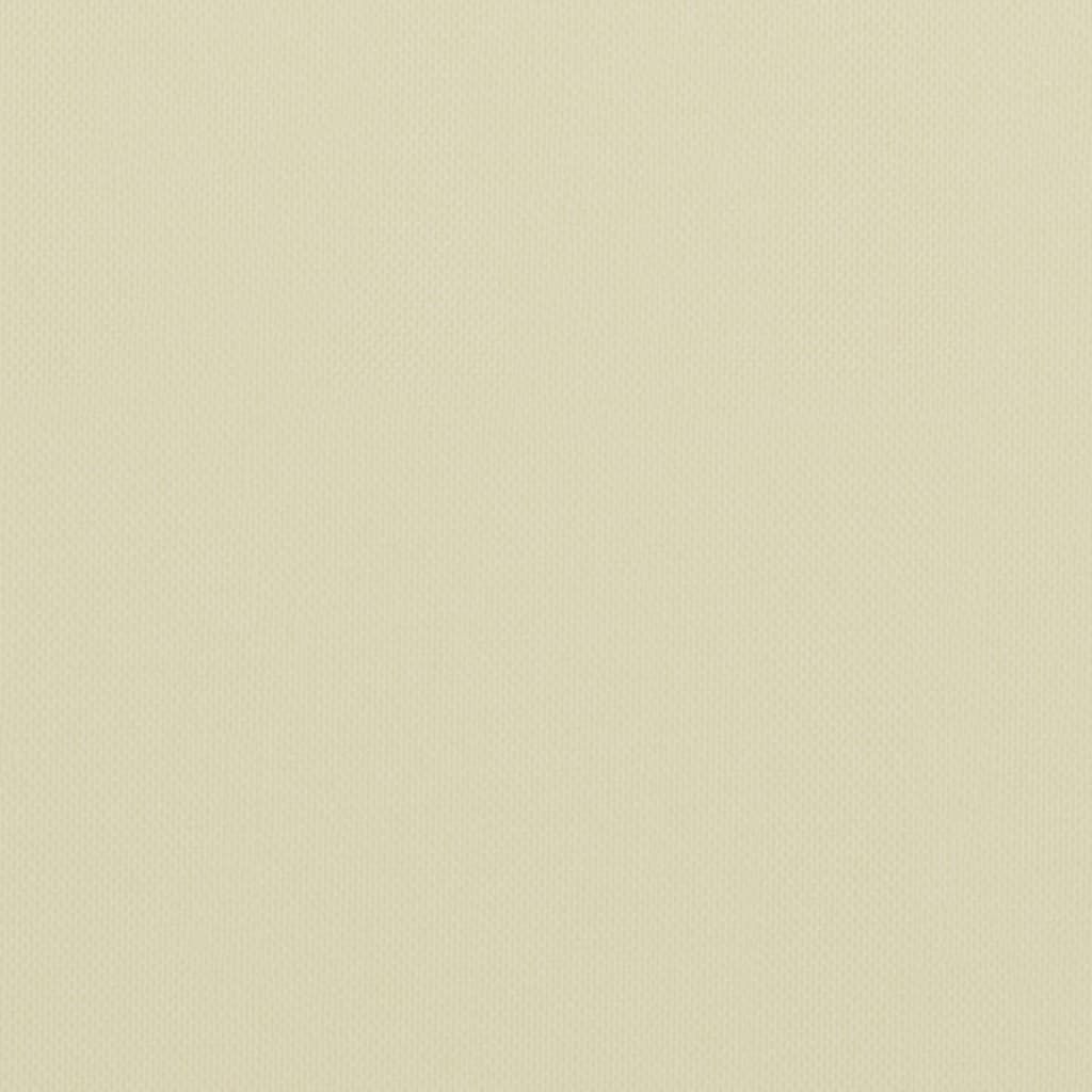 Paravento da Balcone Crema 120x500 cm Tessuto Oxford vidaXL