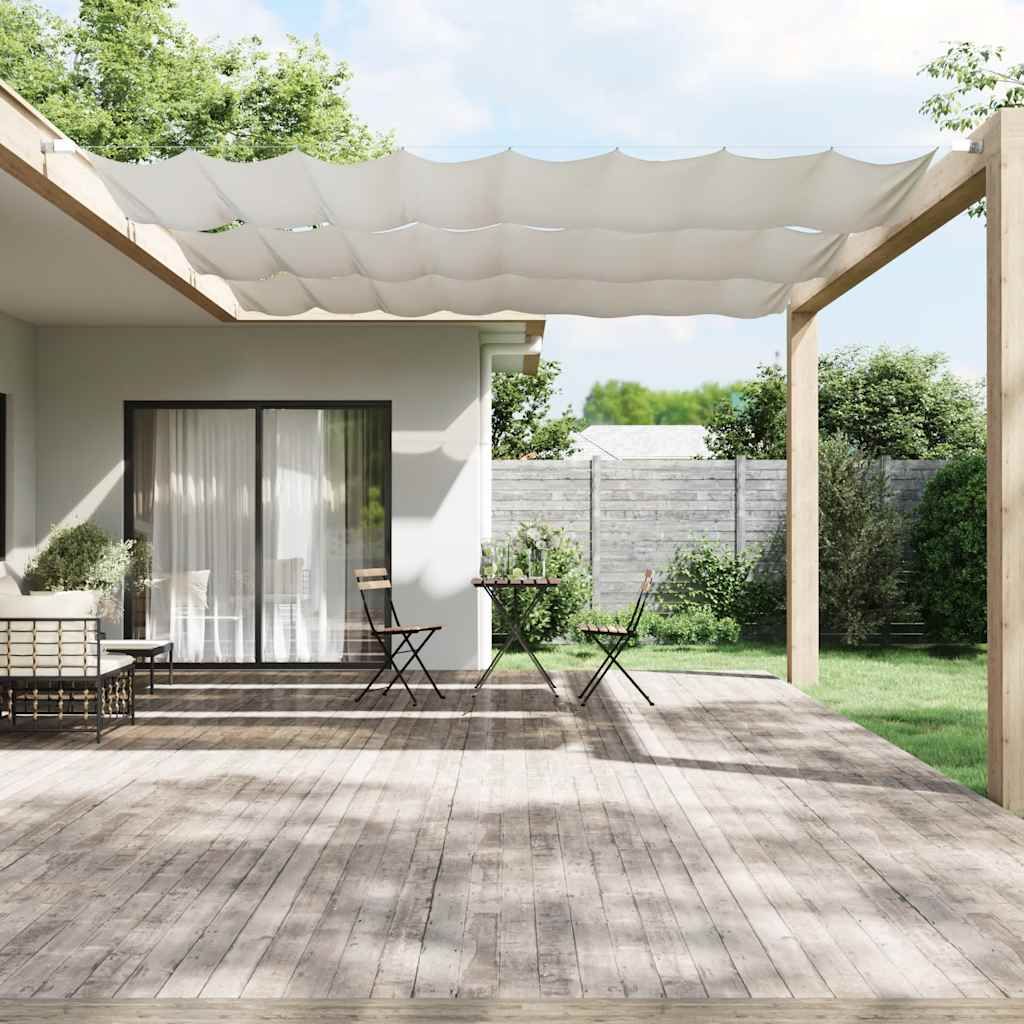 Paravento Verticale Bianco 140x420 cm Tessuto Oxford vidaXL