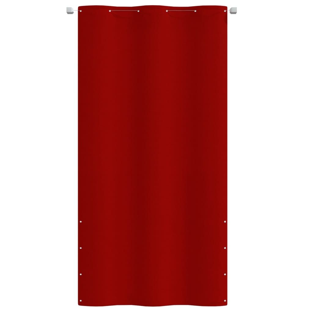 Paravento per Balcone Rosso 120x240 cm in Tessuto Oxford vidaXL