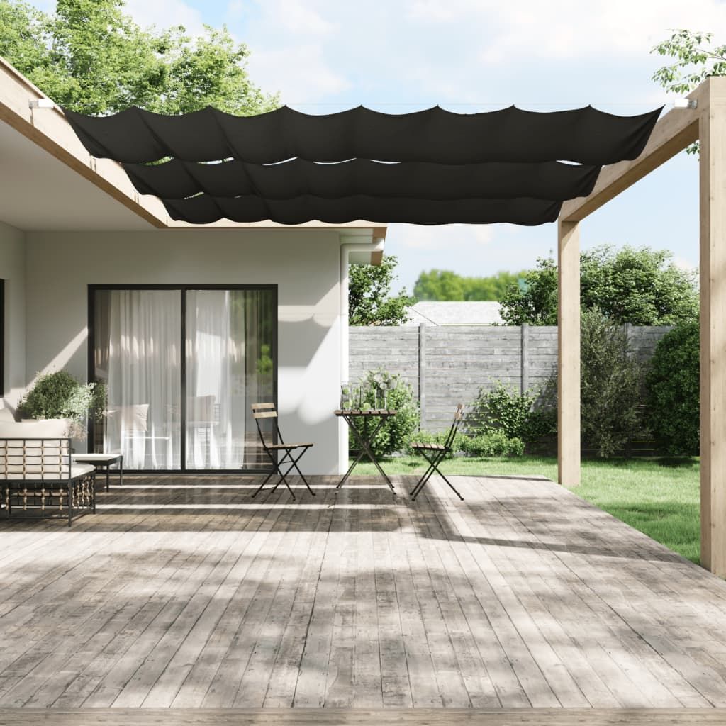Paravento Verticale Antracite 140x420 cm in Tessuto Oxford vidaXL