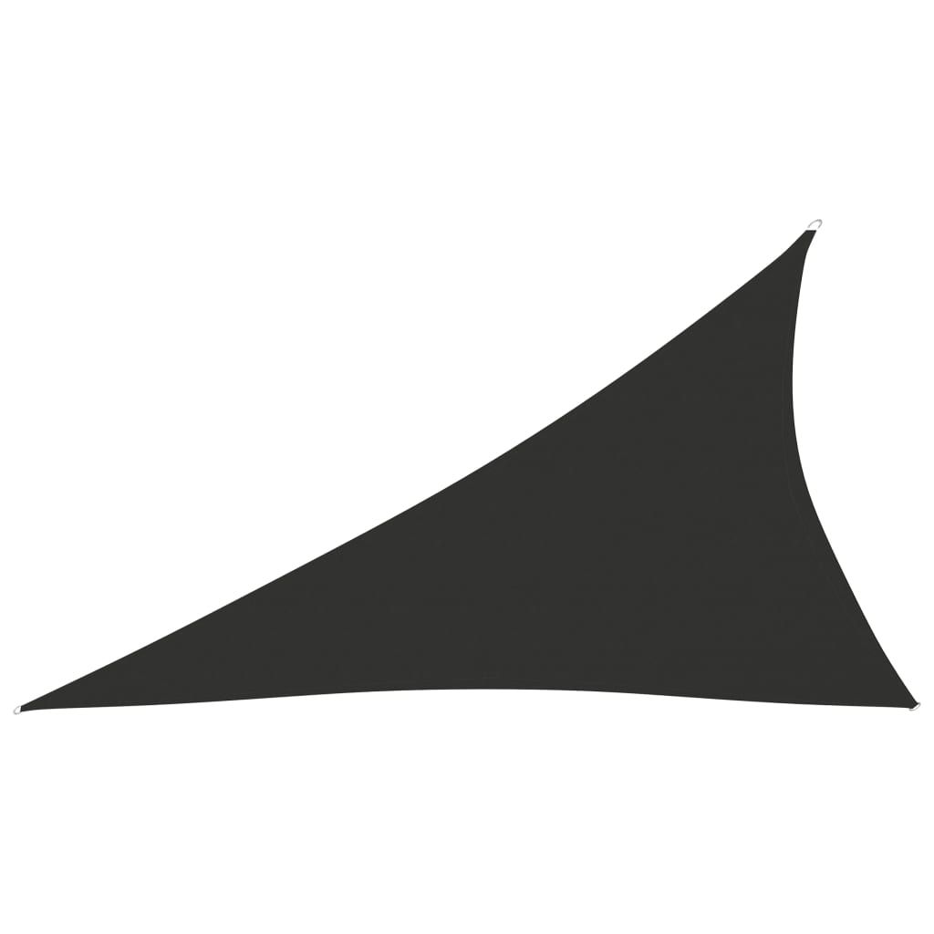 Parasole a Vela Oxford Triangolare 4x5x6,4 m Antracite vidaXL