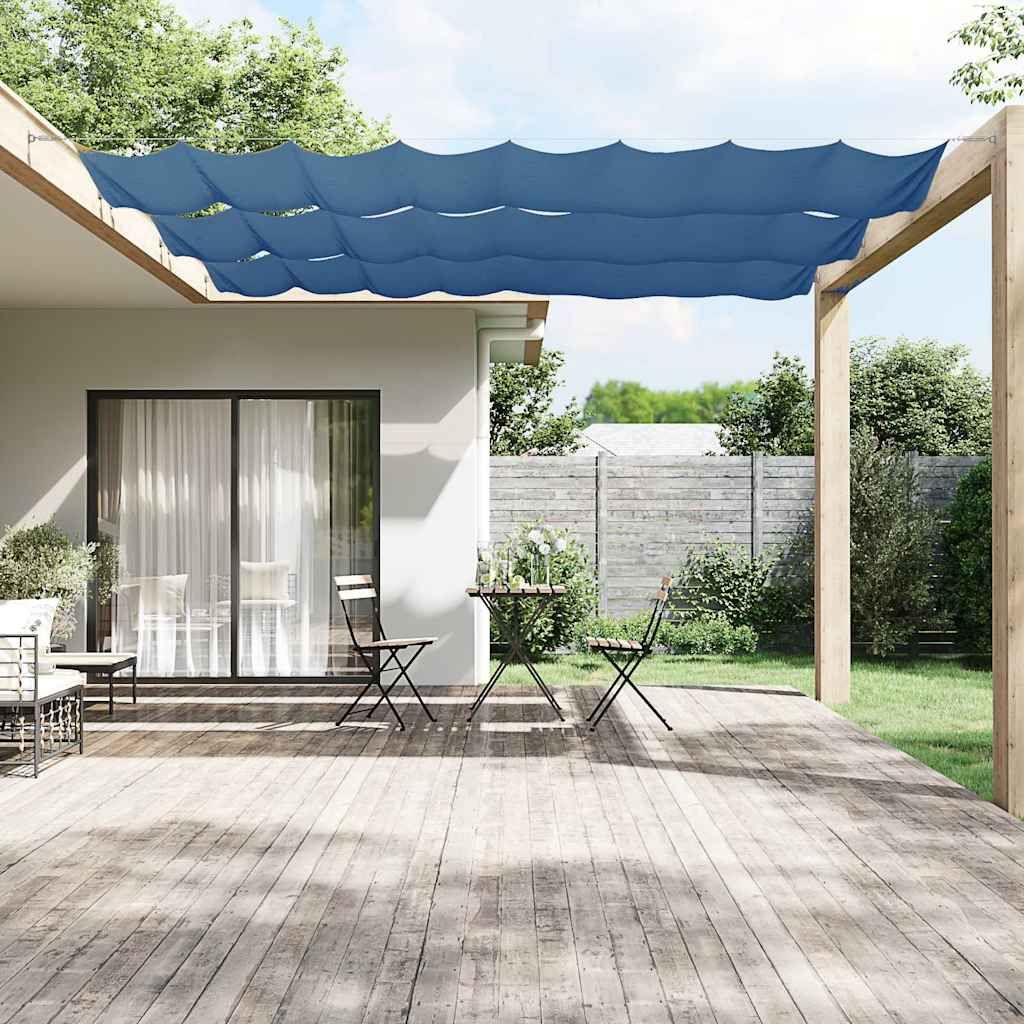 Paravento Verticale Blu 140x1000 cm in Tessuto Oxford vidaXL