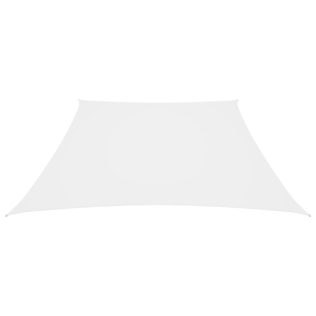 Parasole a Vela in Tela Oxford a Trapezio 2/4x3 m Bianco vidaXL
