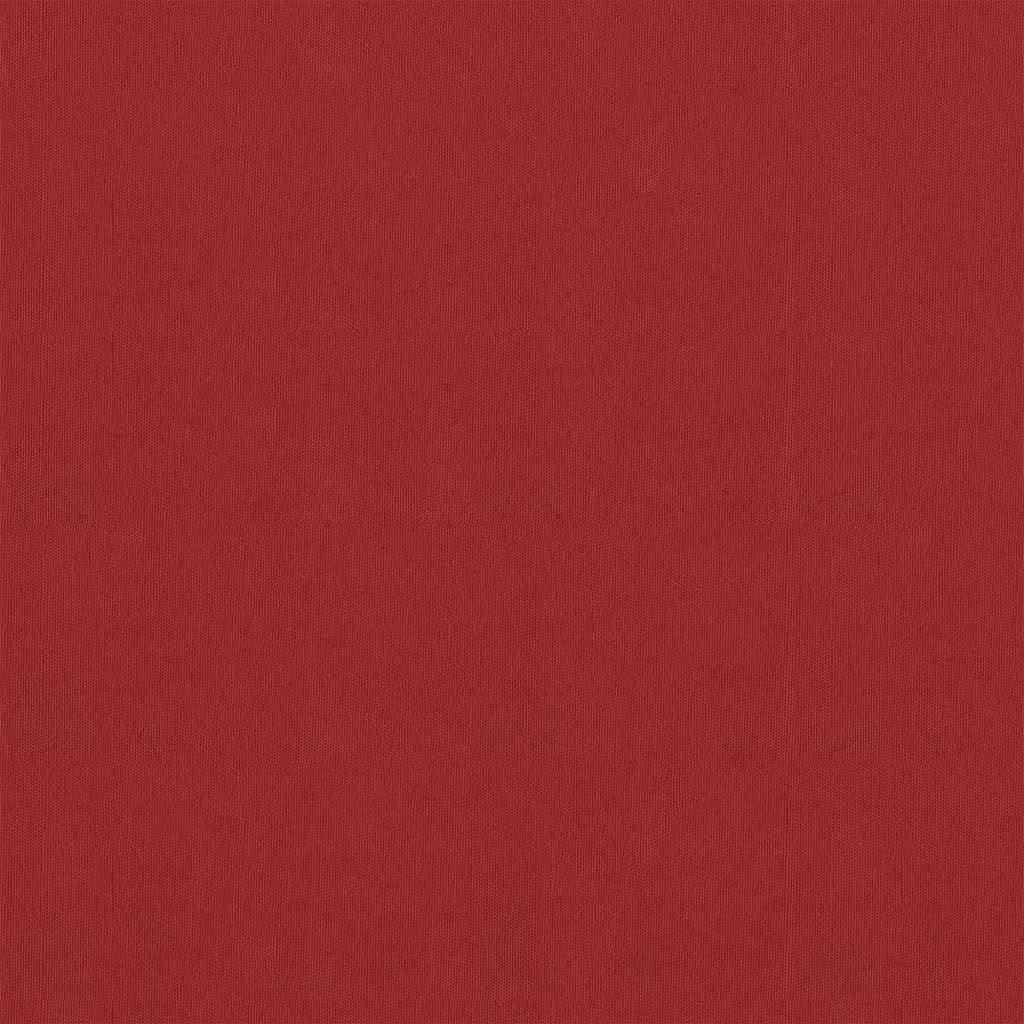 Paravento Balcone Rosso 120x600 cm in Tessuto Oxford vidaXL