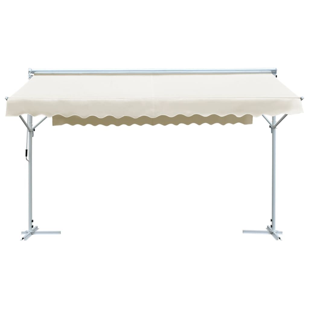 Tenda da Sole a Gazebo 4x3 m Crema vidaXL