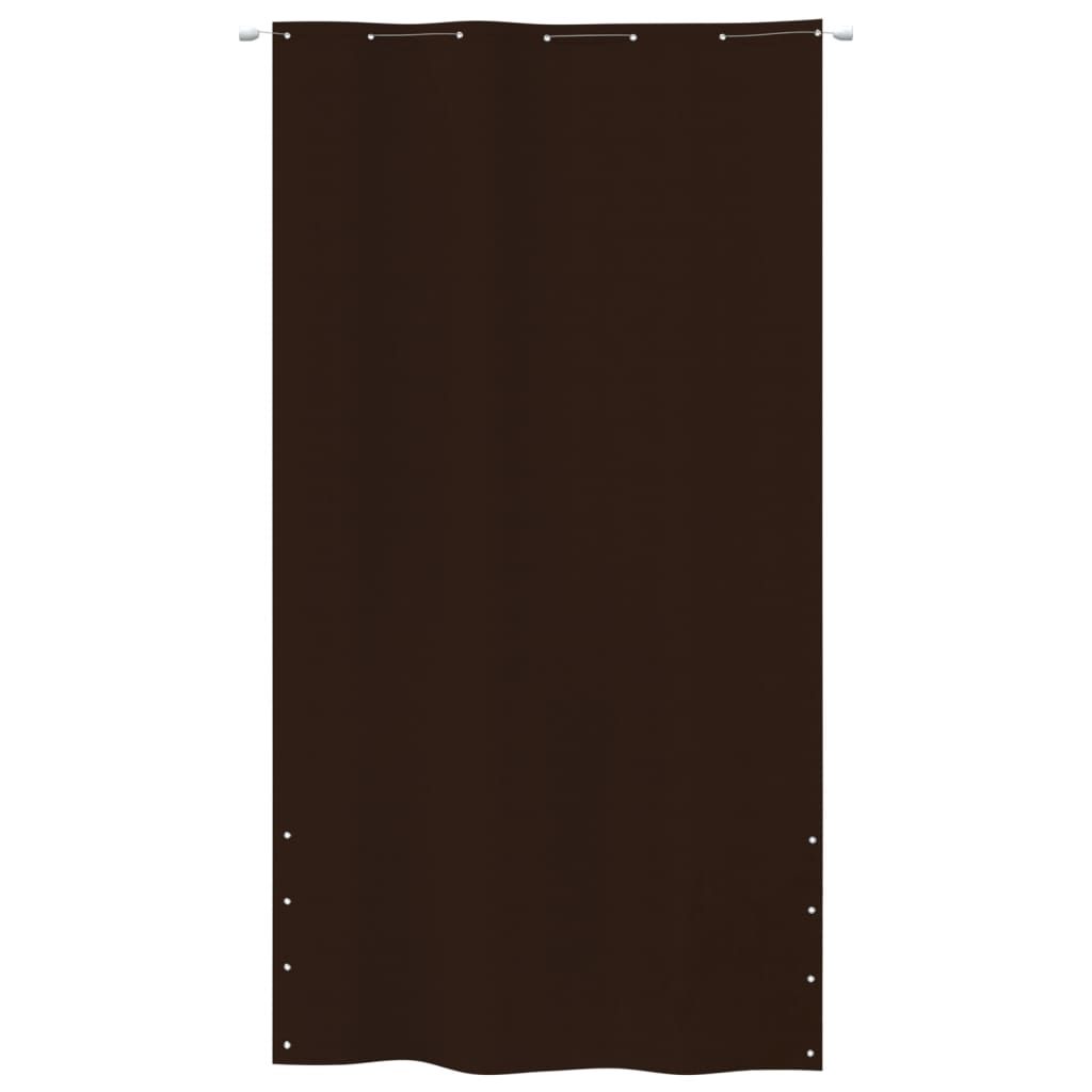 Paravento per Balcone Marrone 140x240 cm in Tessuto Oxford vidaXL