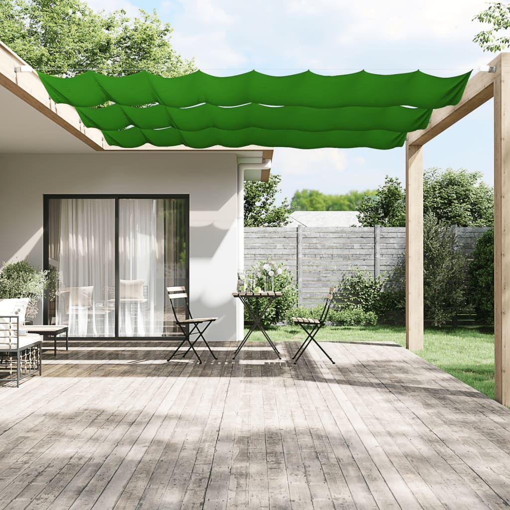 Paravento Verticale Verde Chiaro 60x420 cm in Tessuto Oxford vidaXL