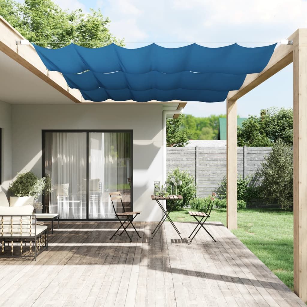 Paravento Verticale Blu 140x270 cm in Tessuto Oxford vidaXL