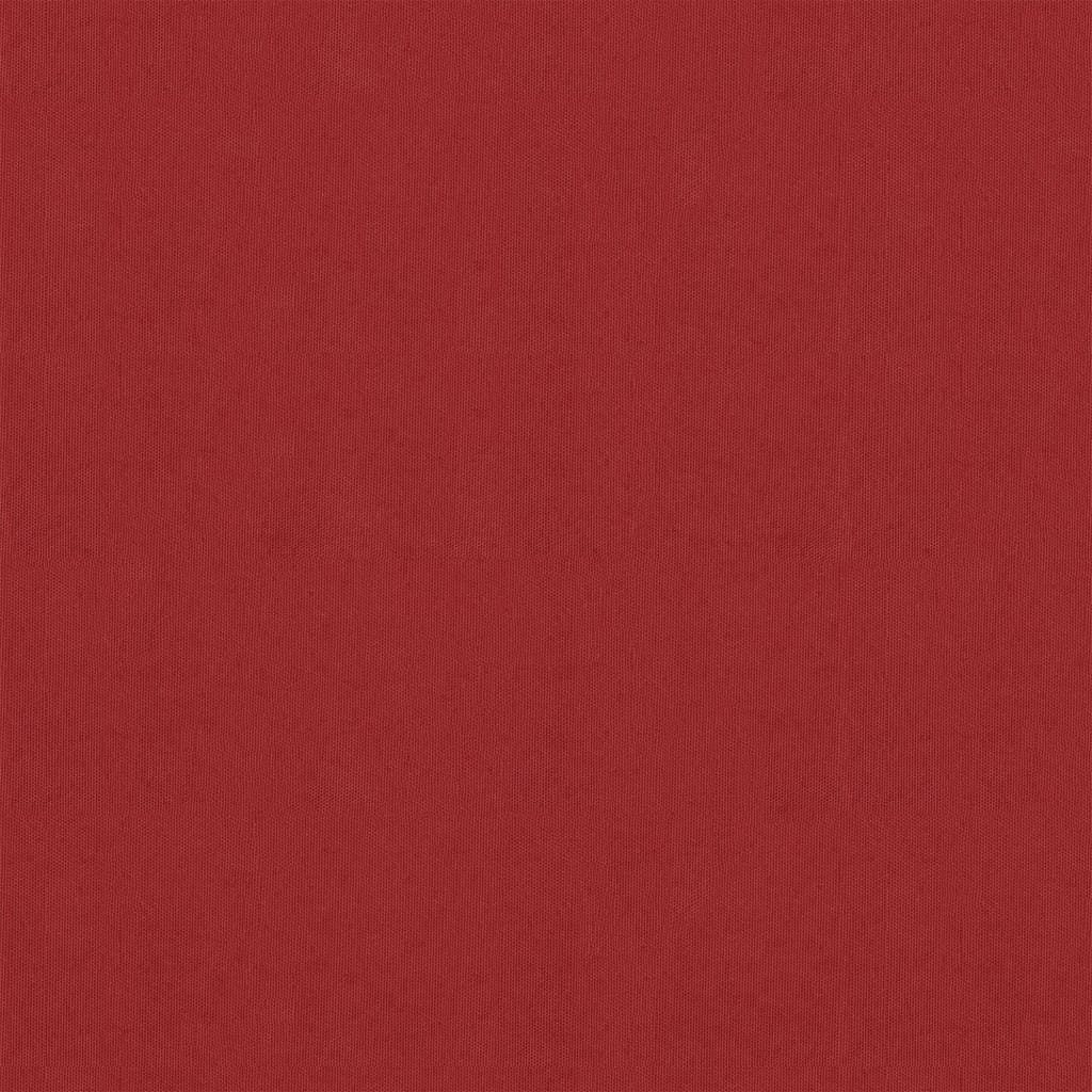 Paravento da Balcone Rosso 90x300 cm in Tessuto Oxford vidaXL