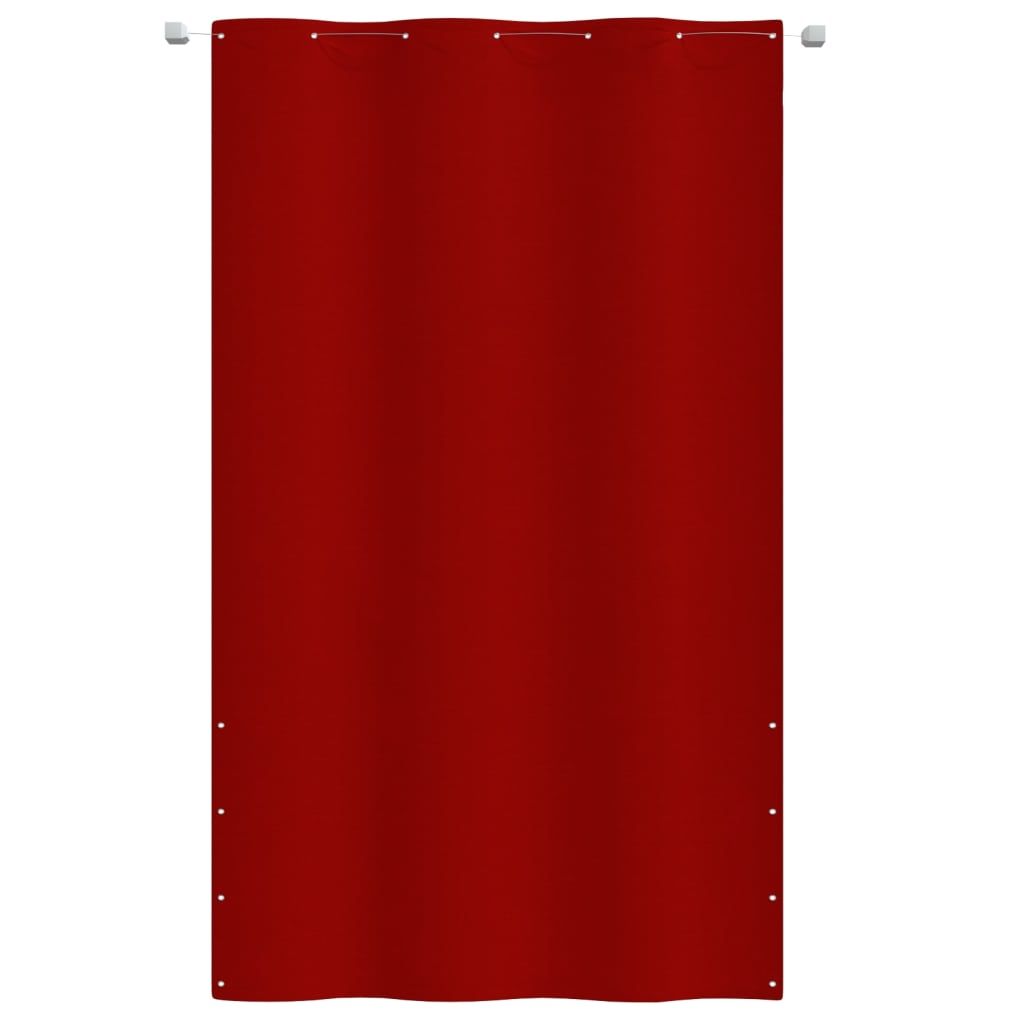 Paravento per Balcone Rosso 140x240 cm in Tessuto Oxford vidaXL