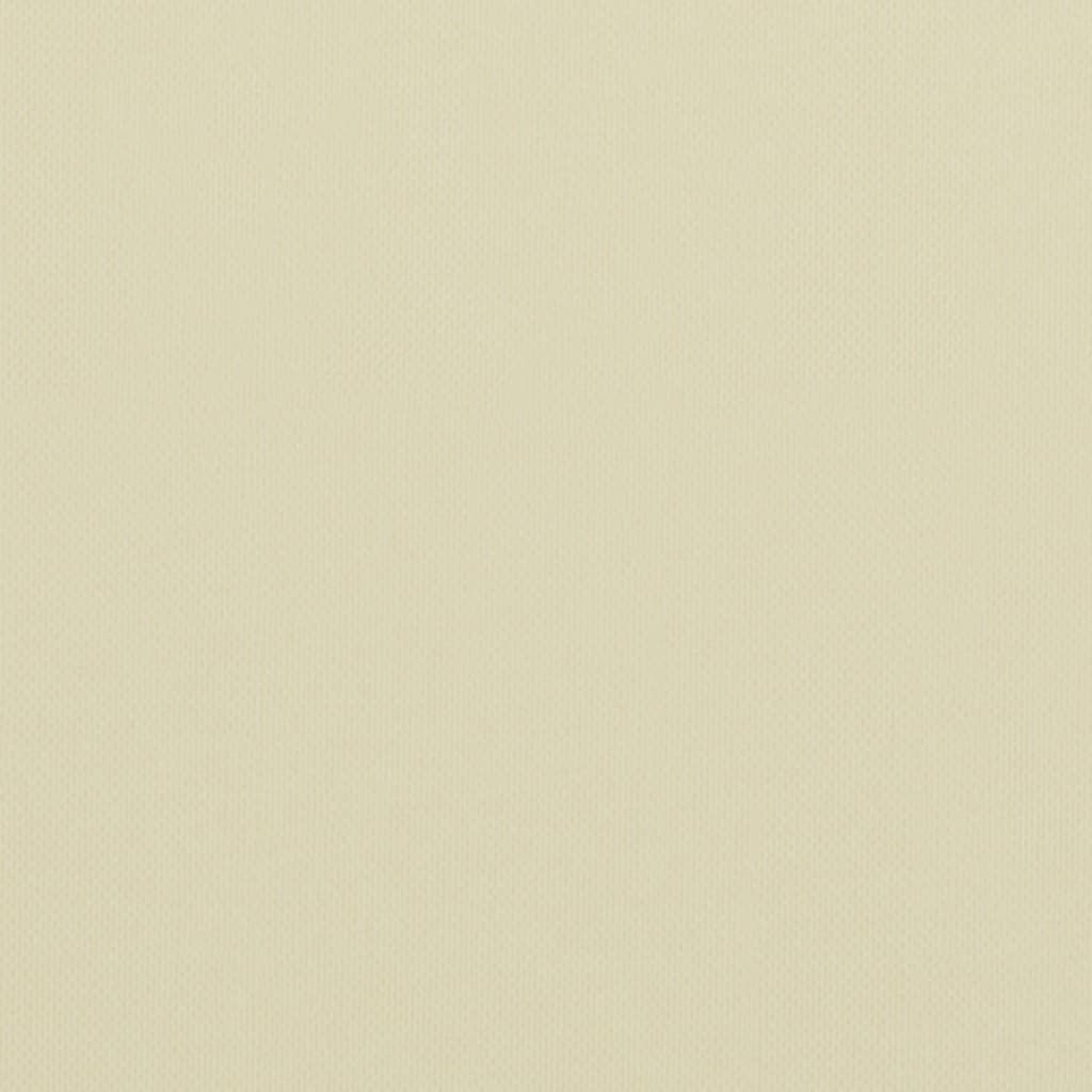 Paravento da Balcone Crema 120x600 cm Tessuto Oxford vidaXL