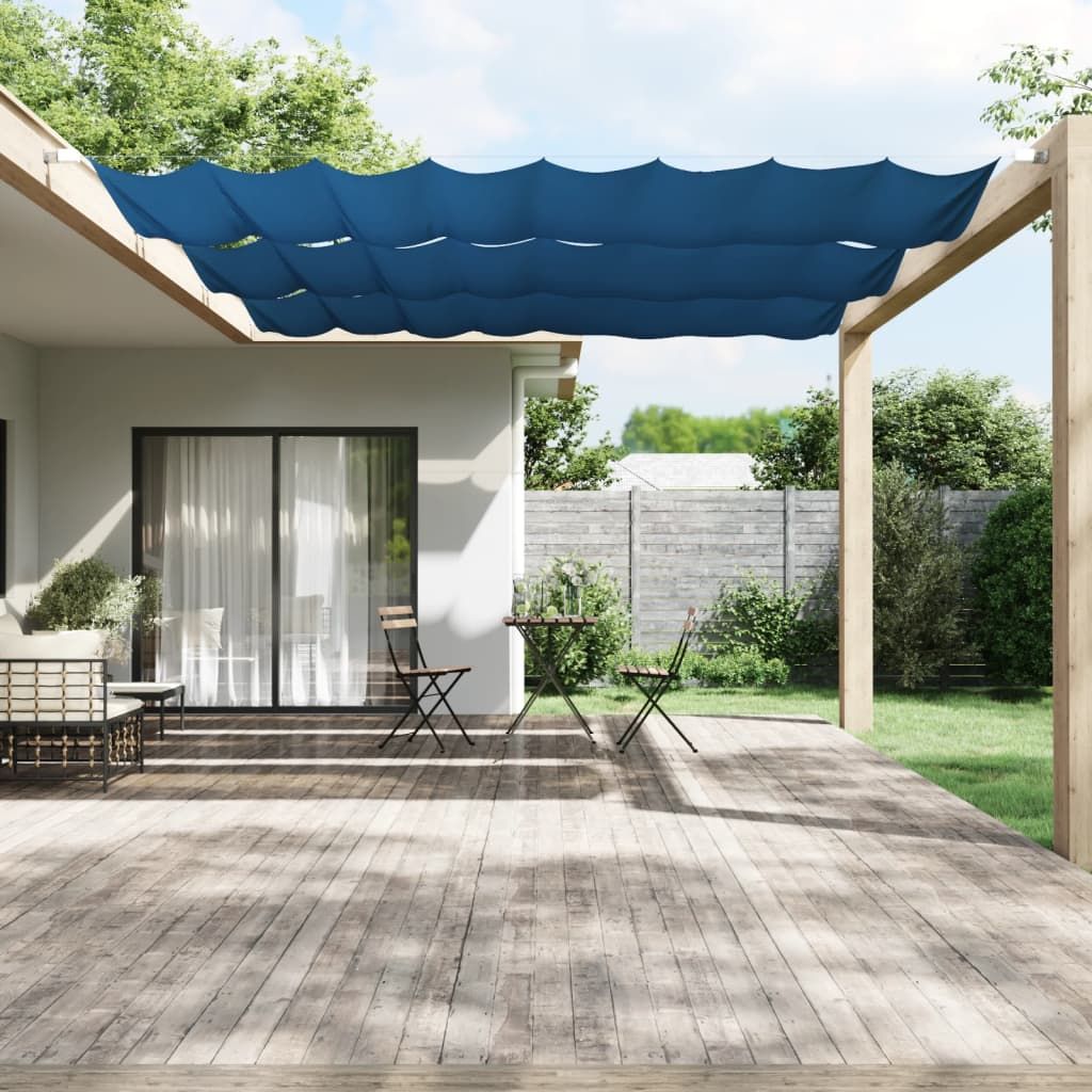 Paravento Verticale Blu 140x420 cm in Tessuto Oxford vidaXL