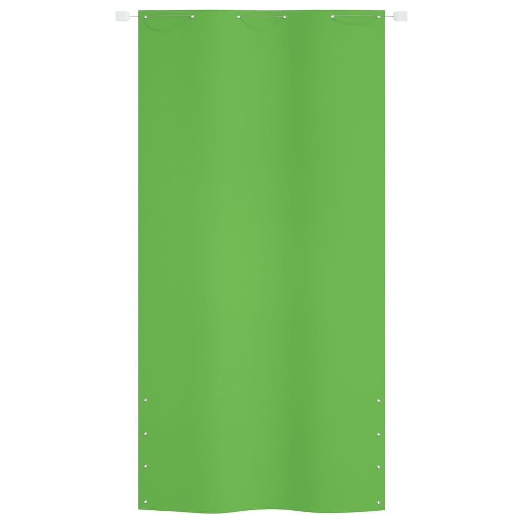 Paravento per Balcone Verde Chiaro 120x240 cm in Tessuto Oxford vidaXL
