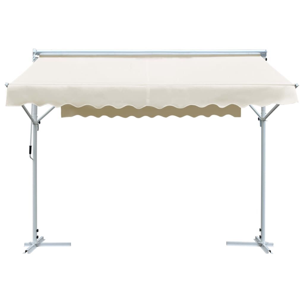 Tenda da Sole a Gazebo 3x3 m Crema vidaXL