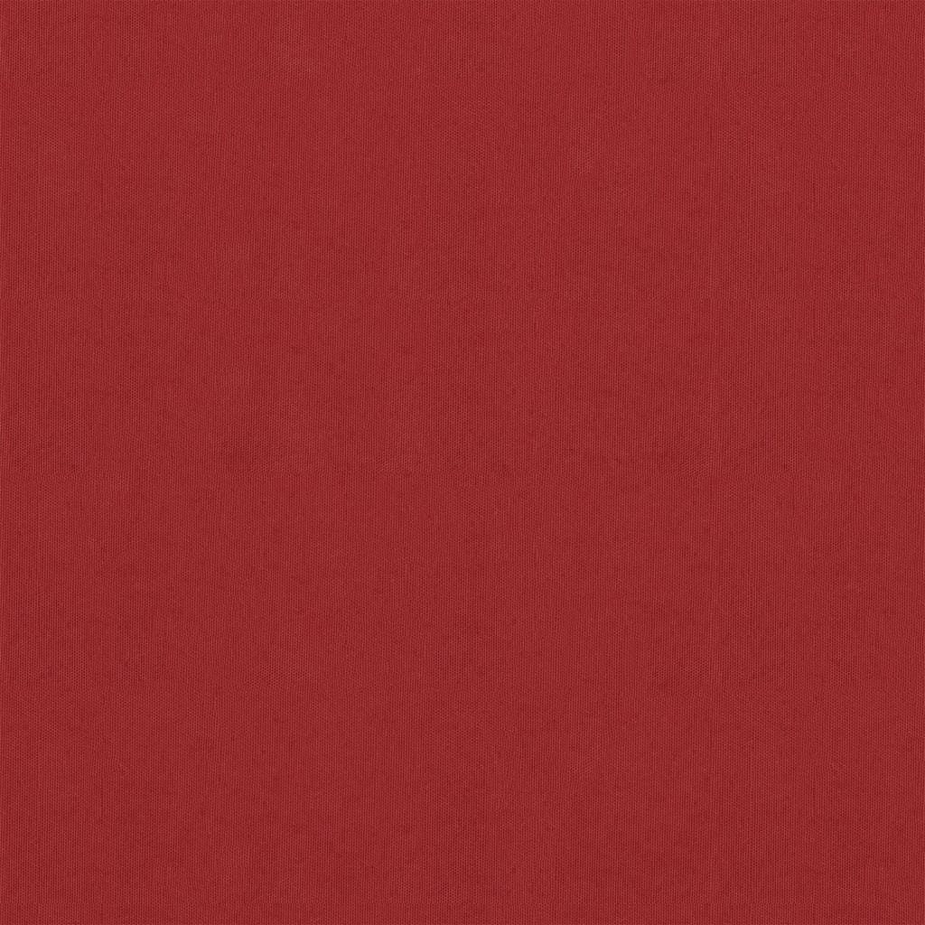 Paravento Balcone Rosso 120x500 cm in Tessuto Oxford vidaXL