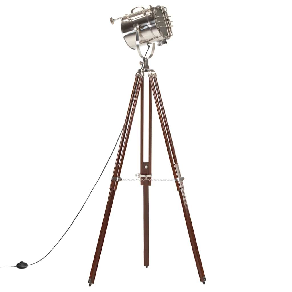 Lampada da Terra a Treppiede Legno Massello di Mango 180 cm vidaXL