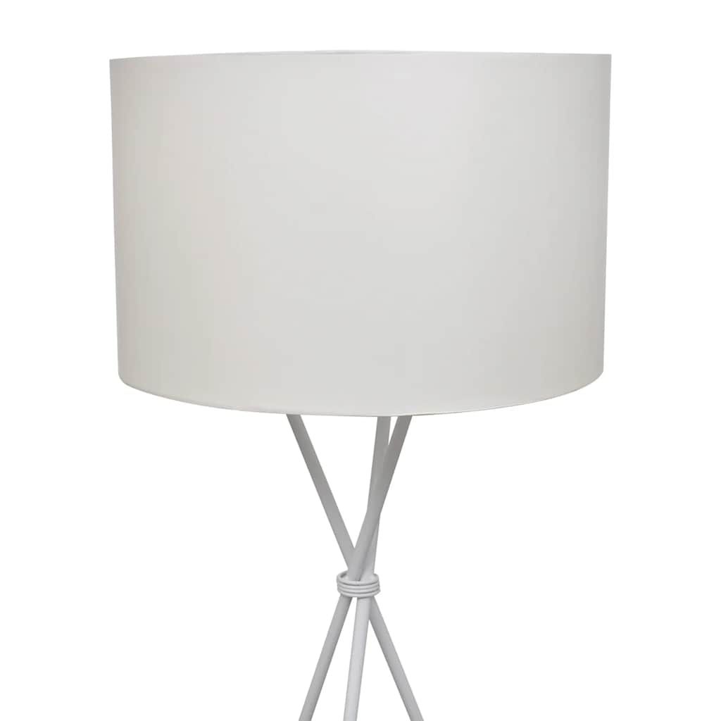 Lampada da Pavimento con Supporto Bianca 139 cm vidaXL
