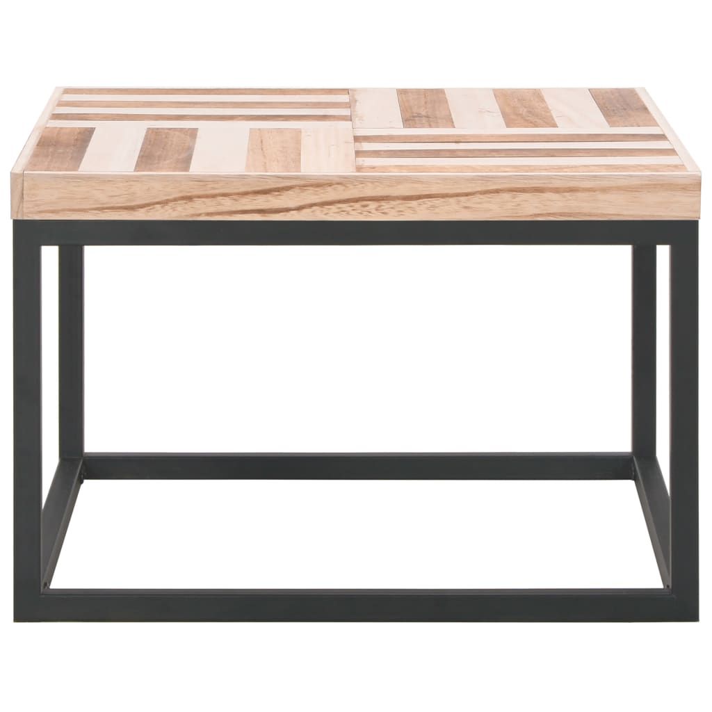 Tavolino da Salotto 50x50x33,5 cm in Legno Massello vidaXL