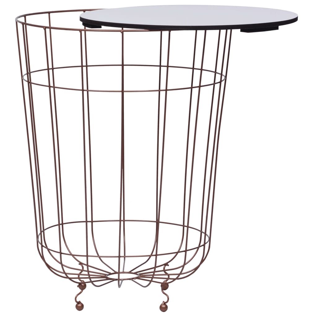 Tavolino da Salotto Oro Ø 40 cm vidaXL