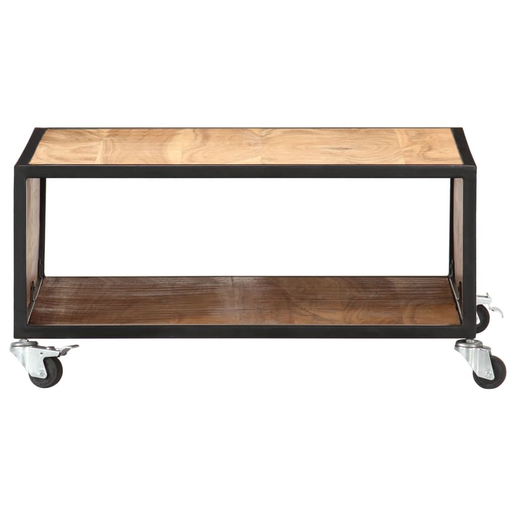 Tavolino da Salotto 70x70x32 cm in Legno Massello d'Acacia vidaXL