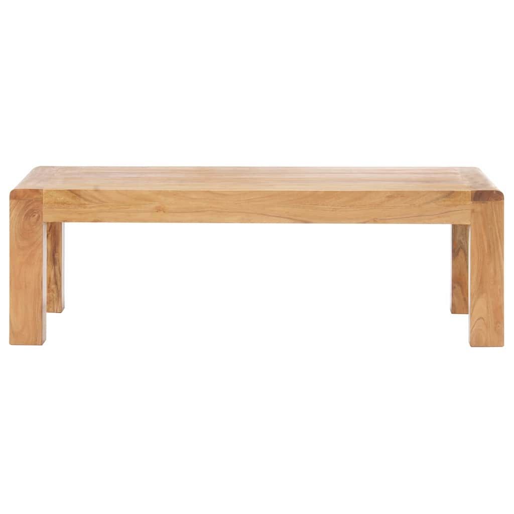 Tavolino da Salotto 110x60x35 cm Massello Acacia Finitura Ambra vidaXL