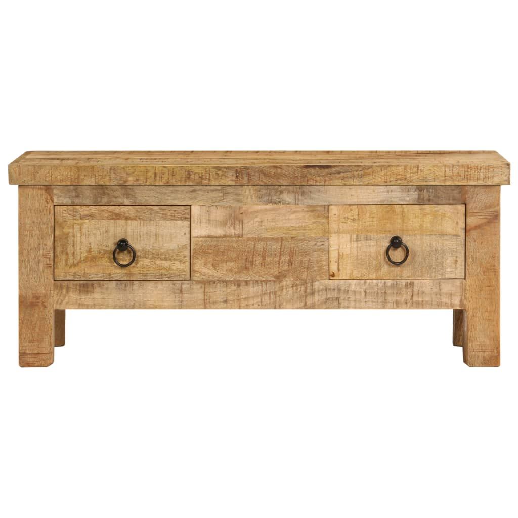 Tavolino da Salotto 90x45x35 cm in Legno Massello di Mango vidaXL