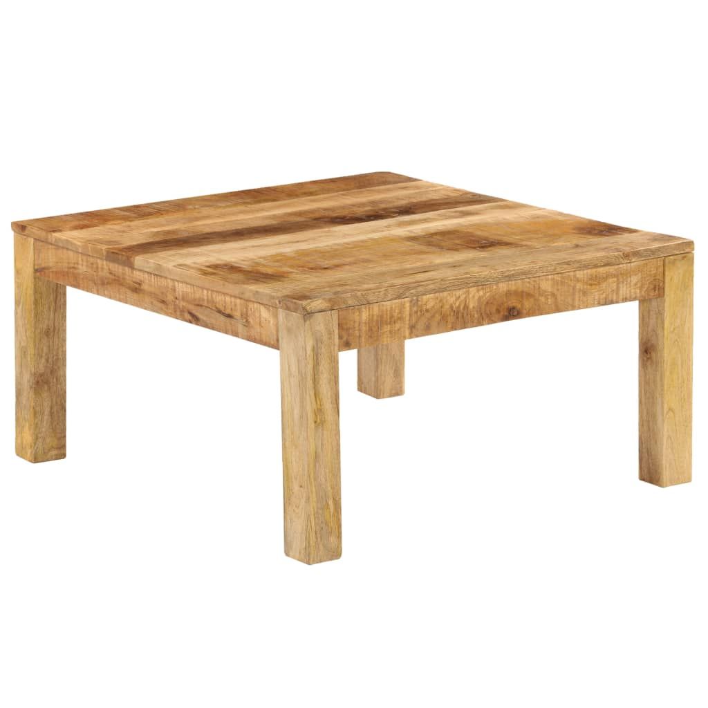 Tavolino da Salotto in Legno Massello di Mango 80x80x40cm vidaXL