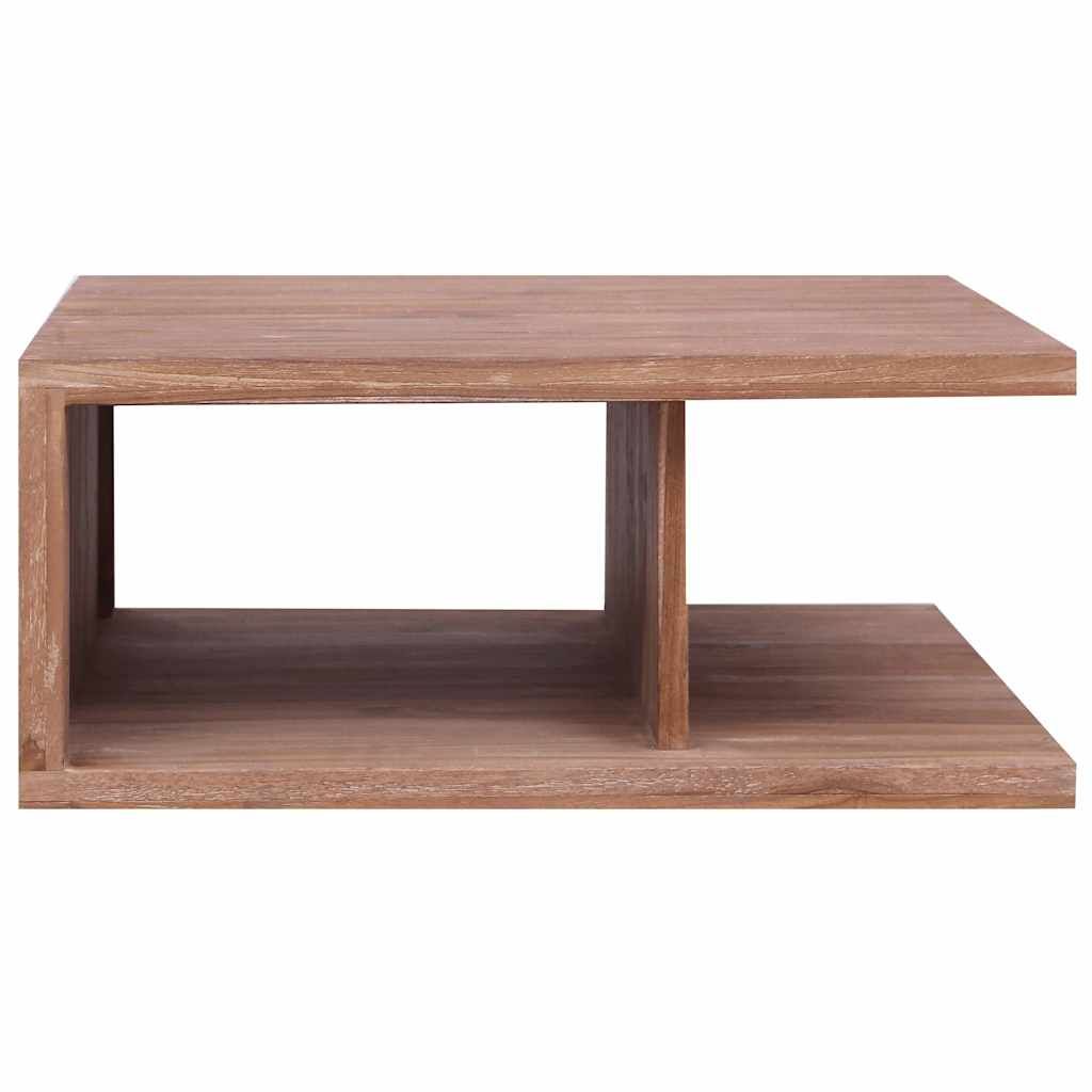 Tavolino da Salotto 70x70x30 cm in Legno Massello di Teak vidaXL