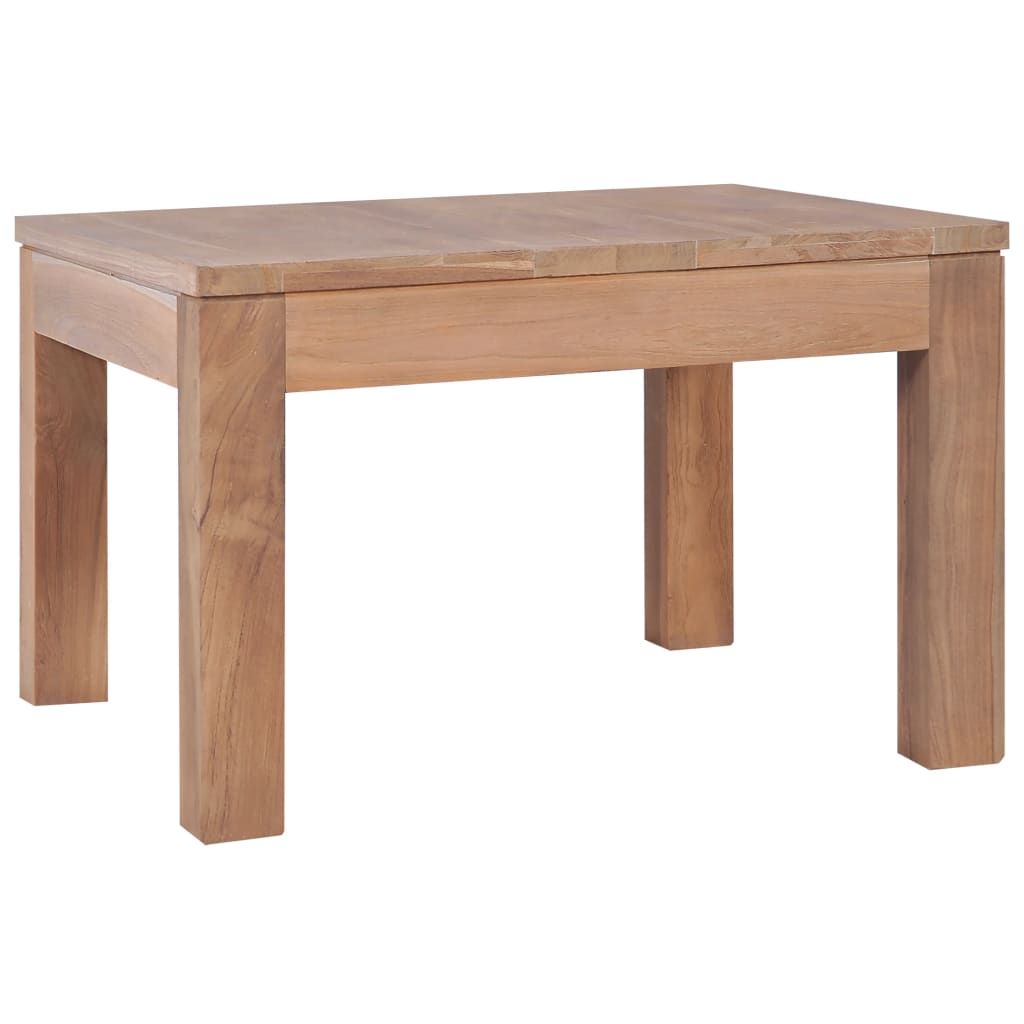 Tavolino da Salotto Legno Massello di Teak Naturale 60x60x40 cm vidaXL