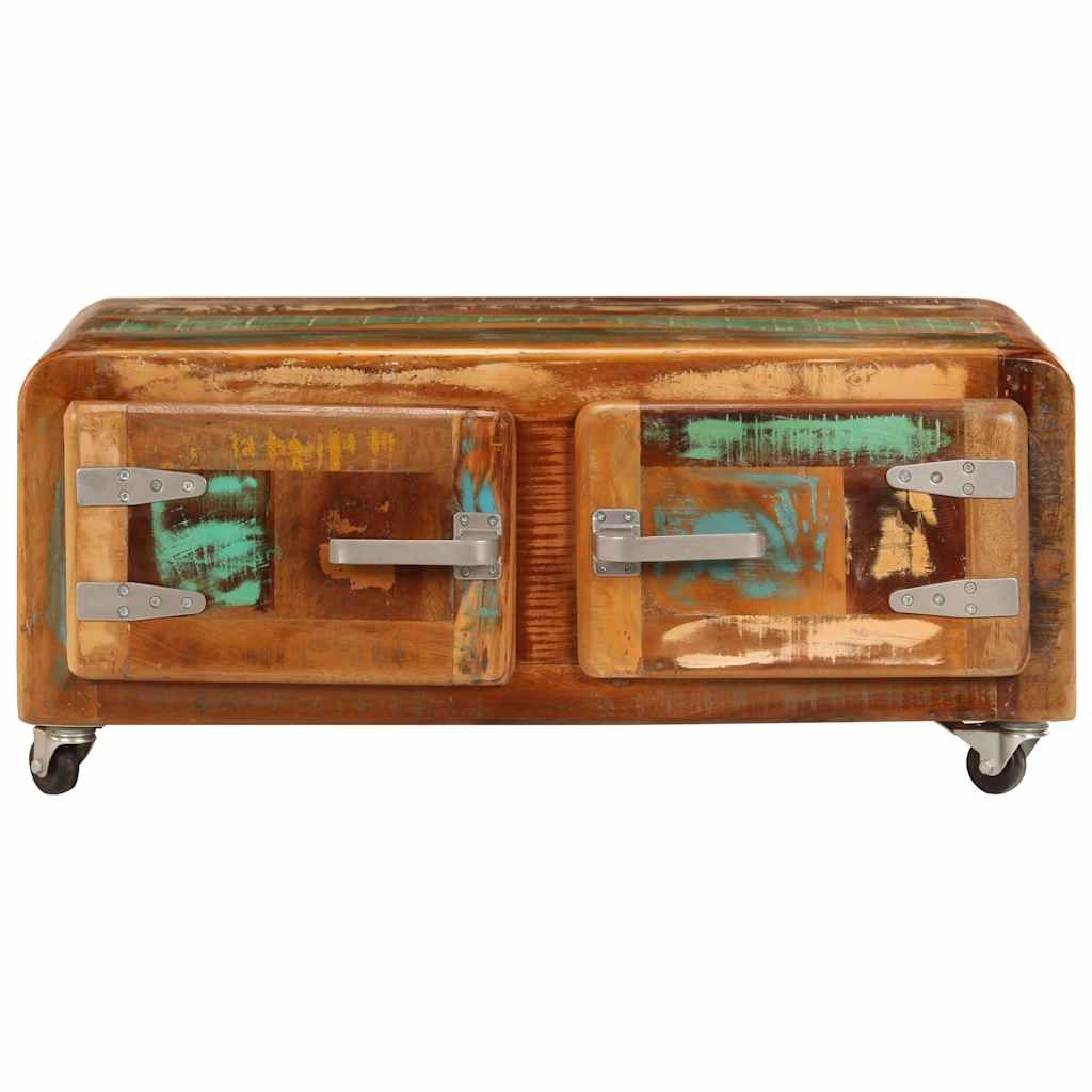 Tavolino da Salotto 85x55x40 cm in Legno Massello di Recupero vidaXL