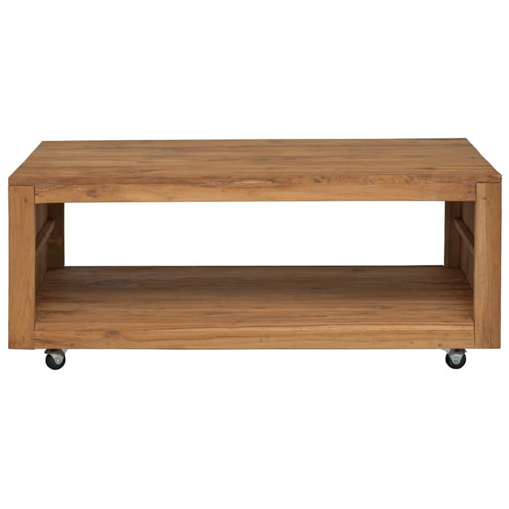 Tavolino da Salotto 110x60x40 cm in Legno Massello di Teak vidaXL