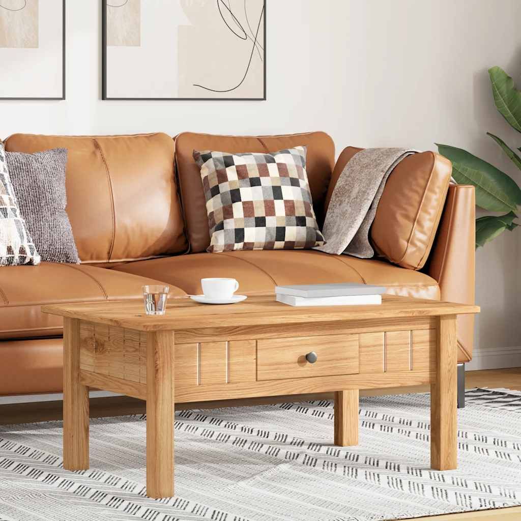 Tavolino da Salotto 100x60x43,5 cm in Pino Massello Panama Range vidaXL