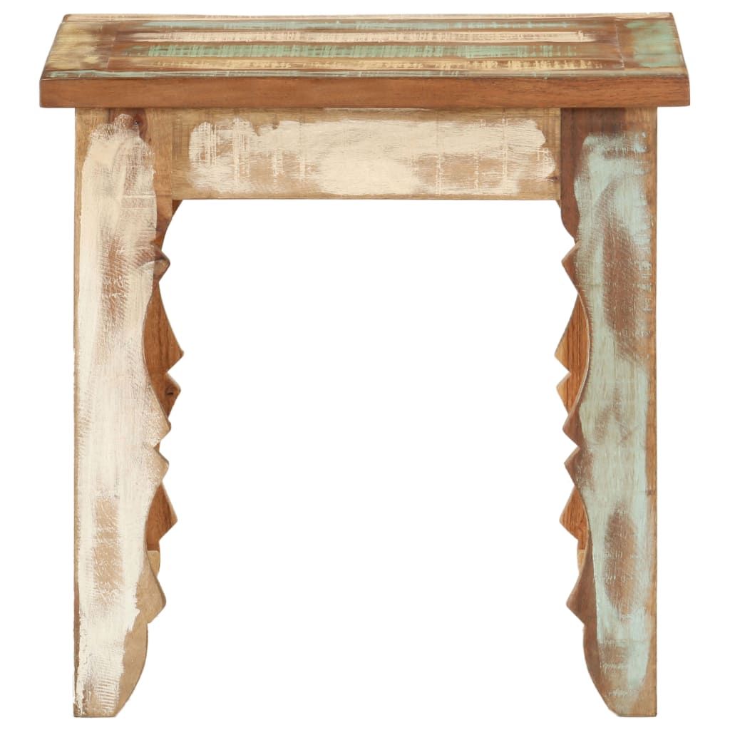 Tavolino da Salotto 40x40x40 cm in Legno Massello di Recupero vidaXL