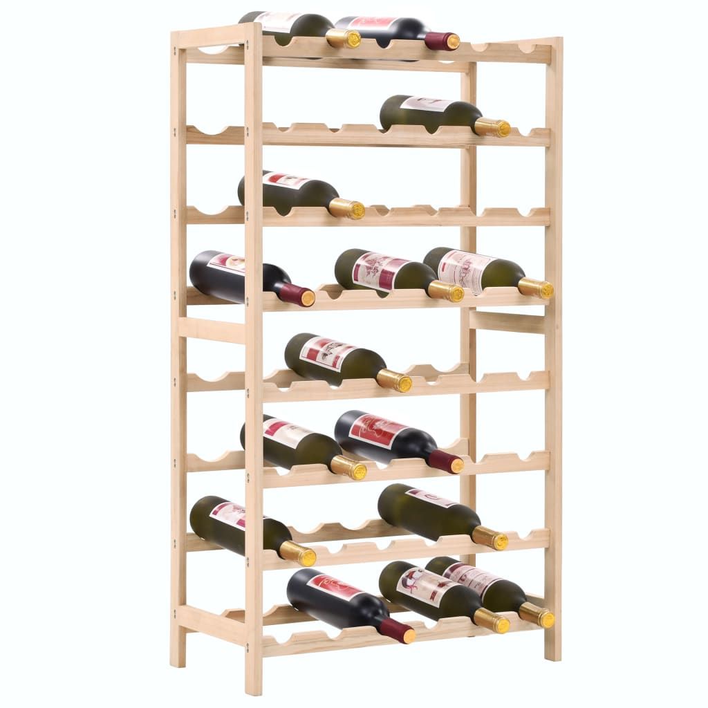 Portavini in Legno Massello di Cedro 57,5x28x102 cm vidaXL