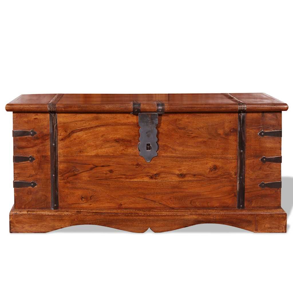 Cassapanca in Legno Massello vidaXL