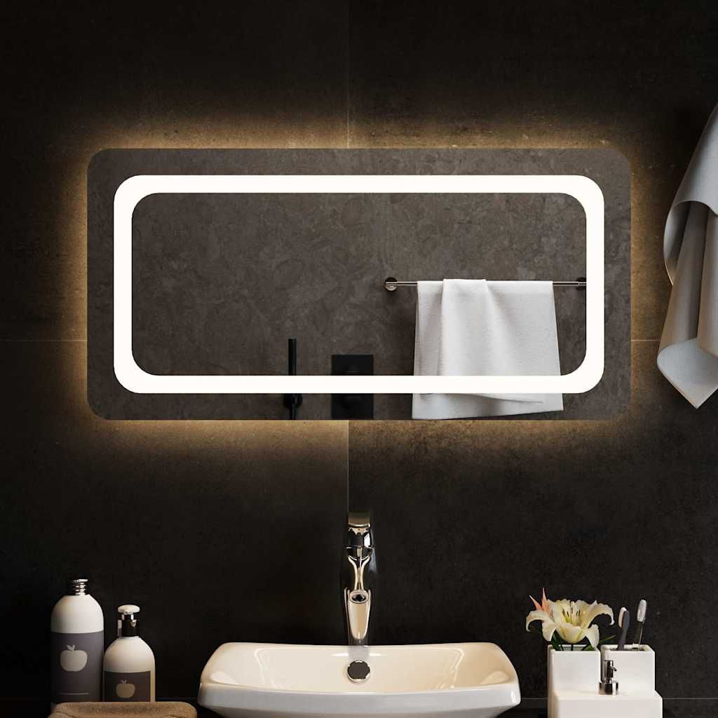 Specchio da Bagno con Luci LED 80x40 cm vidaXL