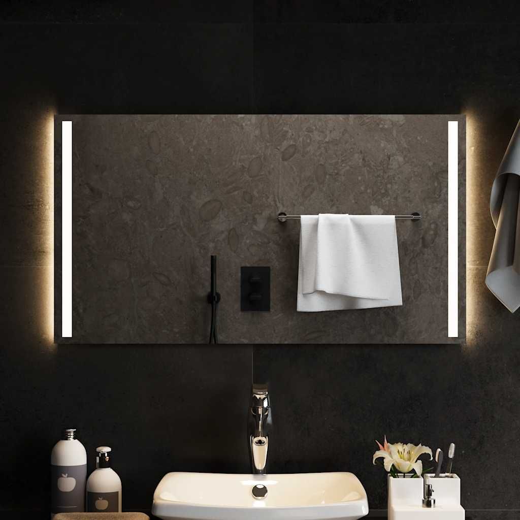 Specchio da Bagno con Luci LED 90x50 cm vidaXL