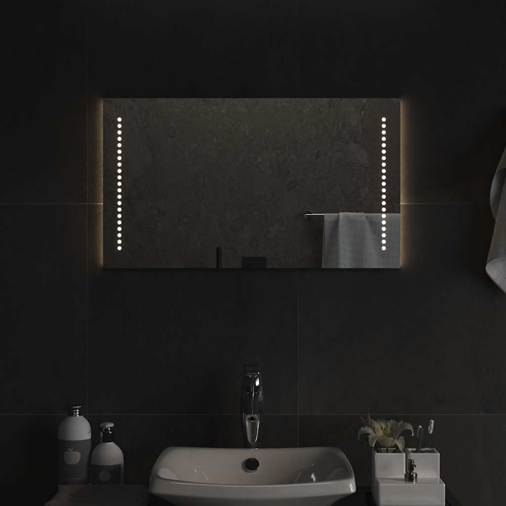Specchio da Bagno con Luci LED 70x40 cm vidaXL
