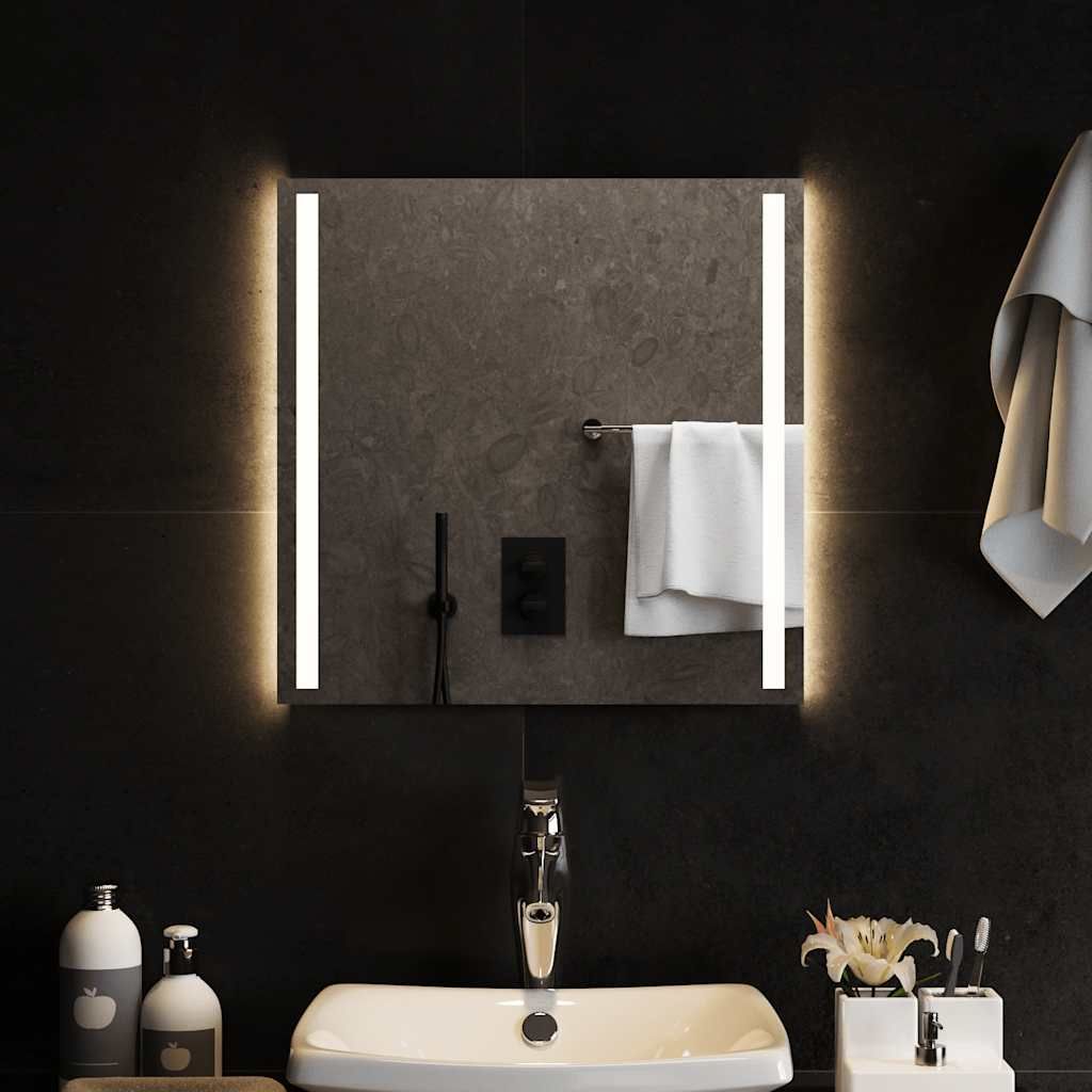 Specchio da Bagno con Luci LED 50x50 cm vidaXL