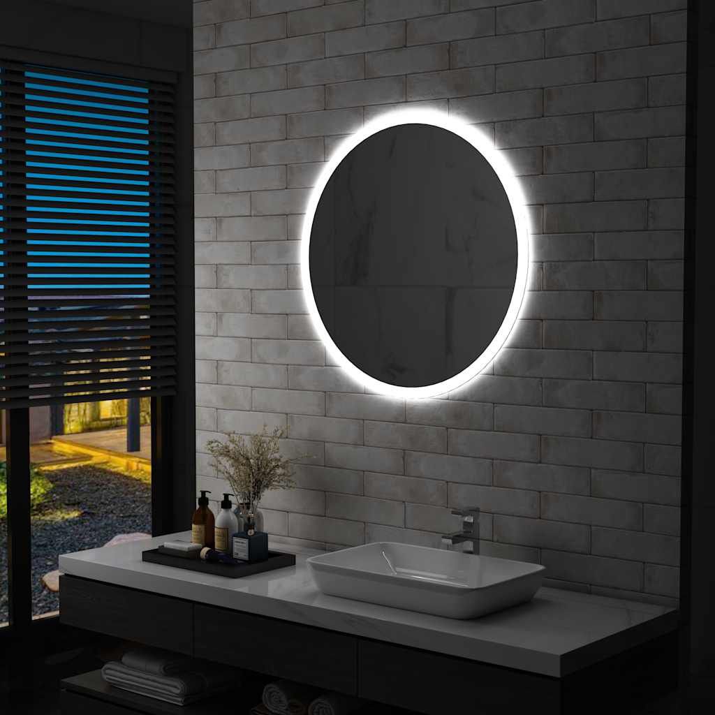 Specchio a LED per Bagno 80 cm vidaXL