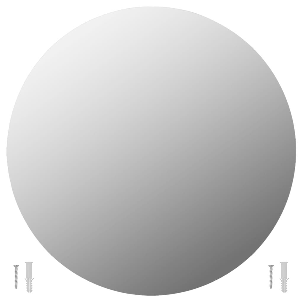 Specchi da Parete 2 pz 60 cm in Vetro Circolari vidaXL