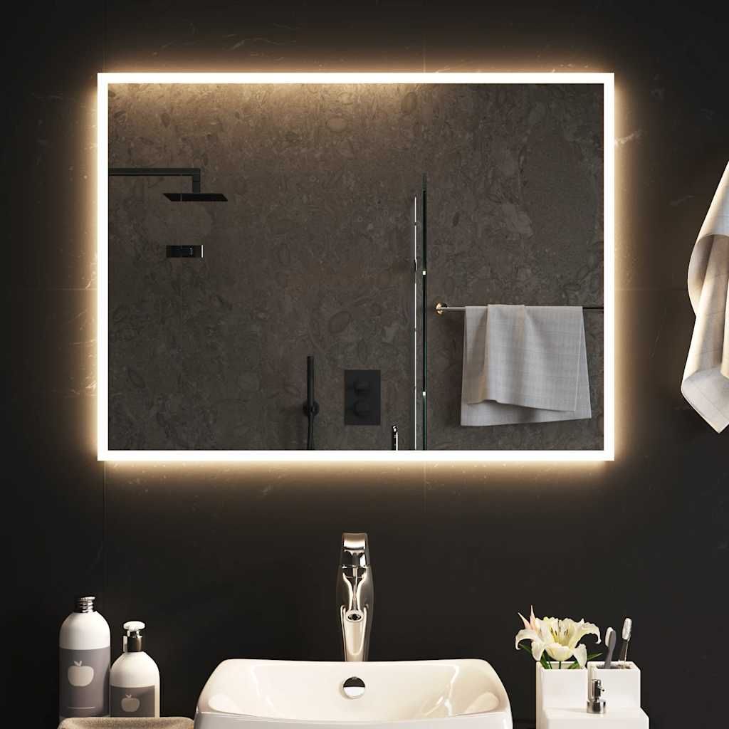 Specchio da Bagno con Luci LED 80x60 cm vidaXL